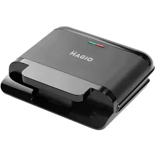 Сэндвичница Magio MG-377 с антипригарным покрытием черная 750 Вт - фото 1