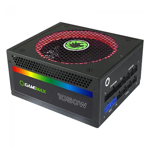 Блок питания GameMax 1050W 80 Gold ARGB RGB-1050 PRO - фото 4
