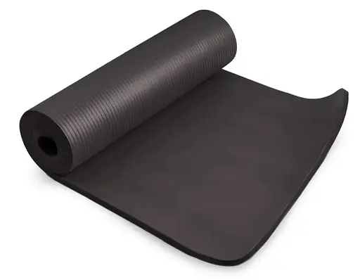 Коврик для йоги и фитнеса Power System PS-4017 NBR Fitness Yoga Mat Plus Black (180х61х1) (PS-4017_Black) - фото 7