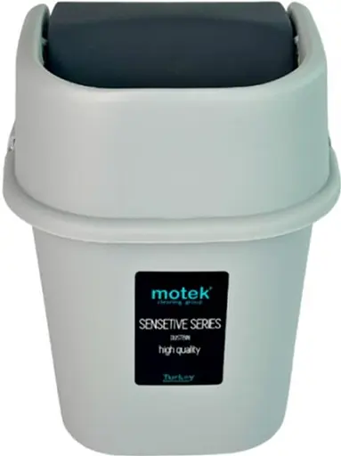 Контейнер для муcора Motek 3 л Серый (СPY-112)  - фото 2