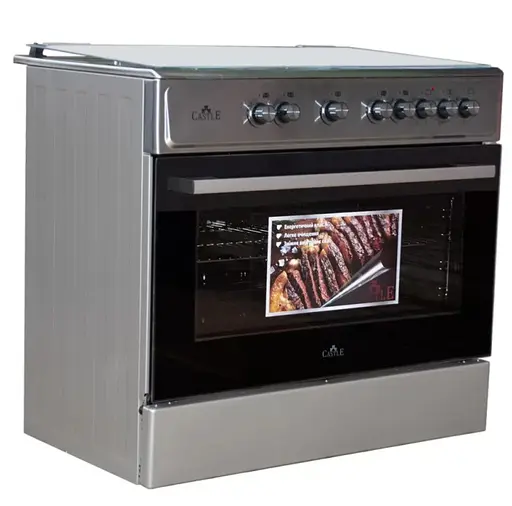 Плита комбінована Castle CPG-90X нерж. - фото 2