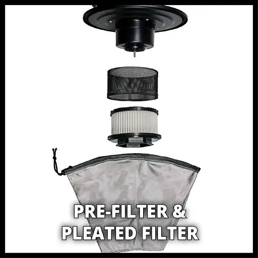 Пылесос для золы Einhell TC-AV 1718 DW профессиональный 1200 Вт (2351661) - фото 4