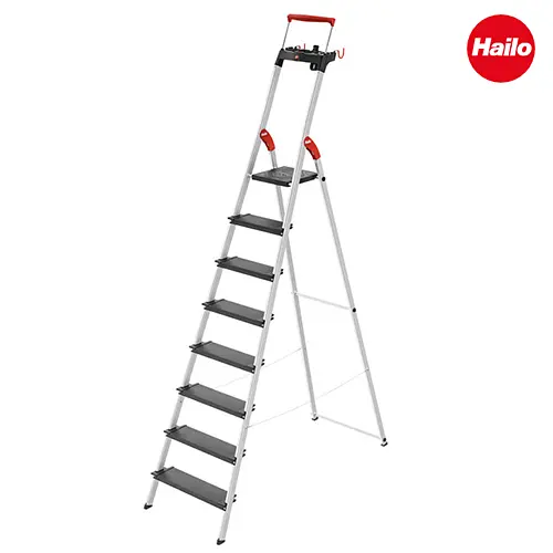 Драбина алюмінієва Hailo L100 TopLine, 8 ступенів (8050807)