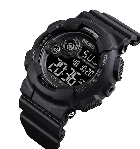 Наручний годинник чоловічий Skmei 1583 Black Black, 1583BKBK (18467) - фото 2
