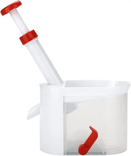 Вишнечистка машинка для удаления косточек из вишни, черешни, маслин с контейнером для сбора косточек, A-plus Белый 84154 - фото 1