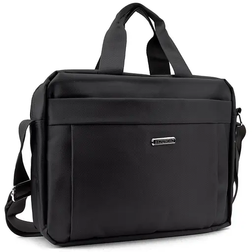 Сумка-портфель чоловіча текстильна для ноутбука 13' та документів Tiding Bag M56-3813A