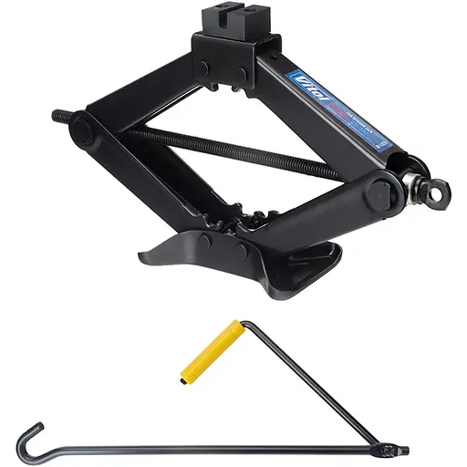 Домкрат гвинтовий ромбоподібний Vitol 2т гумовий упор 390 мм 3.2 кг (DB-1132TH) - фото 1