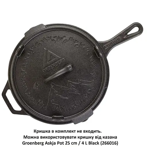 Сковорода Groenberg Hekla Pan Black 25 см 2 л (DAS303247) - фото 7