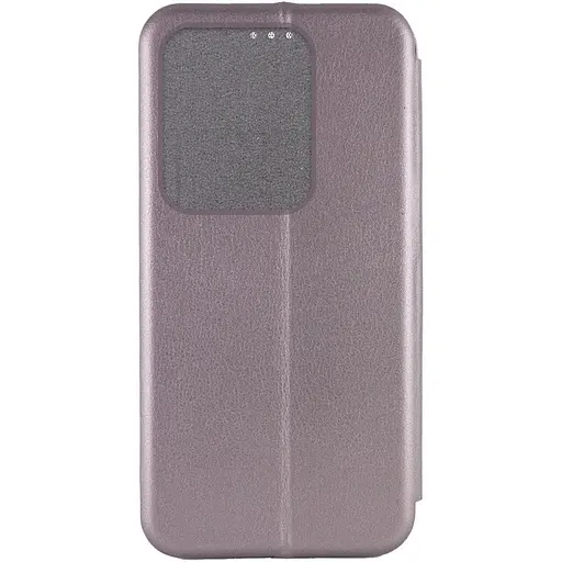 Кожаный чехол-книжка Epik Classy для Xiaomi Redmi Note 14 5G Серый - фото 4