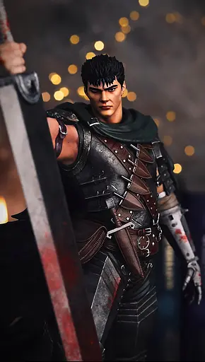 Фигурка 3D Magicca Берсерк Гатс Berserk Guts 20 см 3DM BSK G 20 - фото 2