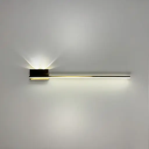 Бра у латунному корпусі із лінзами по лівій стороні 80 см Арт. WJ 011/800 R AB Line F - фото 4