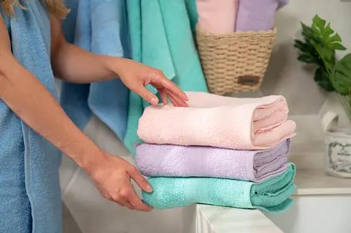 Рушник махровий Ardesto Benefit 70х140 см 100% бавовна блакитний (ART2470LB)  - фото 9