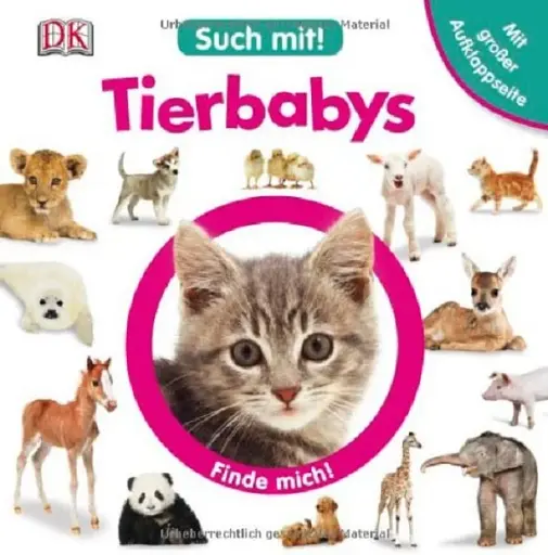 Such mit. Tierbabys