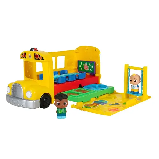 Ігровий набір CoComelon Vehicle Шкільний автобус трансформер, світло, звук (CMW0509) - фото 4