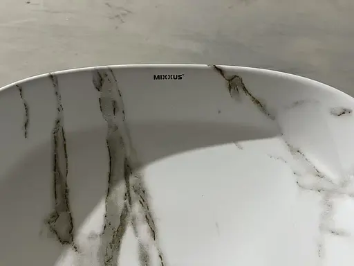Умивальник накладний Mixxus Premium Diverse-0104 marble 370x370x135 мм MP6537, Мармур - фото 2
