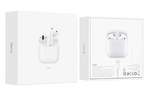 Навушники Hoco Bluetooth EW03 Plus True wireless BT headse білі - фото 2