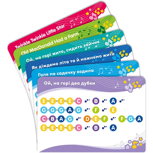 Піаніно Kiddi Smart Кольорові нотки (4514T-KS) - фото 2