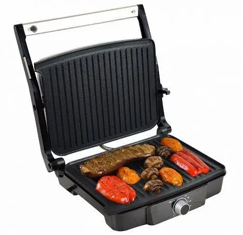 Прижимной контактный электрический домашний гриль Rainberg RB-5402 - фото 5