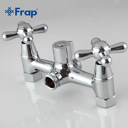 F2225 Змішувач буксовий для ванни довгий гусак перемикач шар. Frap 1/10 Хром - фото 3