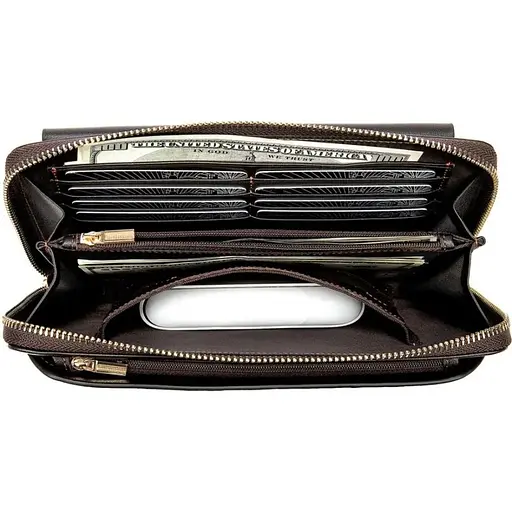 Кожаный мужской клатч Bexhill 22.5х12х4 см sum0026295 - фото 2