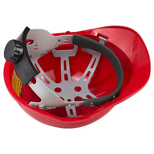 Каска строительная 9414501 8 точек крепления (красная) 9414511 - фото 4