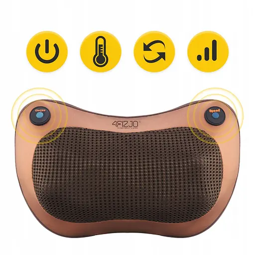 Подушка-масажер 4FIZJO Shiatsu Pro+ 4FJ0561 Brown (P-5907739319166) - фото 10