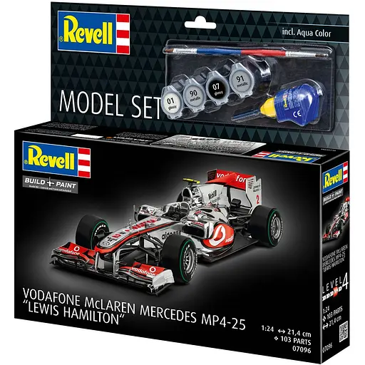 Збірна модель-копія Revell набір McLaren Mercedes MP4-25 Льюїс Гамільтон 1:24 (RVL-67096) - фото 4