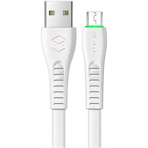 Кабель Mcdodo Flying Fish Series Micro USB Data Cable with LED Light 1,2 м CA-6750 Белый