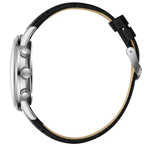 Наручний годинник чоловічий Lee Cooper Leather Black Сріблястий (3434) - фото 4