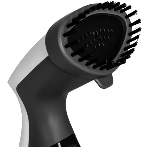 Отпариватель Liberton LHS-6905, White/Grey, 1000W, постоянный пар 18 г/мин, объем бака для воды 140мл, вертикальное и горизонтальное отпаривание, антикапля, автоотключение - фото 2