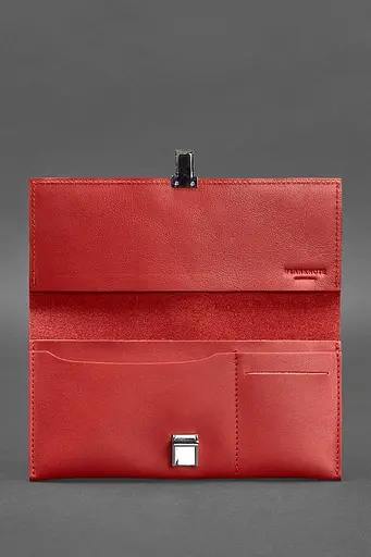 Кожаный женский тревел-кейс Journey 2.0 Красный - фото 4