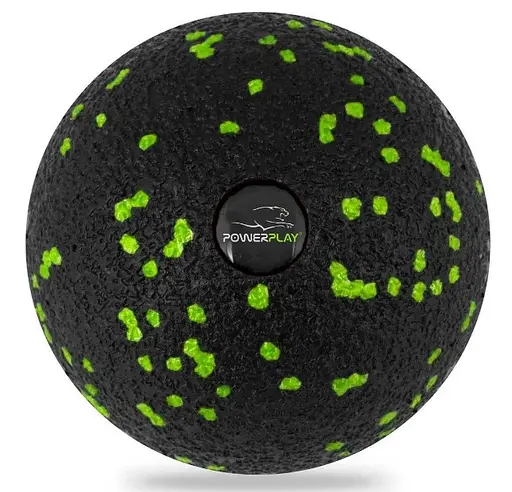 Массажный мяч PowerPlay PP-4350 Epp Massage Ball (d8) Черно/Зеленый (PP-4350_Green_d8) - фото 1