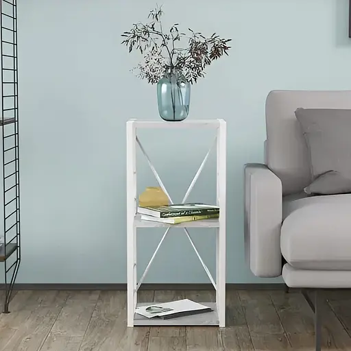 Етажерка 3/34 Ferrum-decor Серії Коннект 73x34x28 білий ДСП Білий 16мм (FRD-104295)