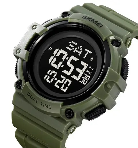 Годинник чоловічий наручний Skmei 2230 Зелений - фото 2
