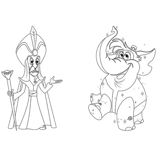 Раскраска "Игра с цветом. Аладдин" Ранок 1426003 Disney Малыш, 12 страниц - фото 2