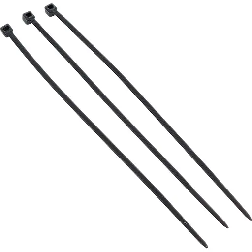 Хомут нейлоновий Haisser 5х500 мм 100 шт. чорний (123475)