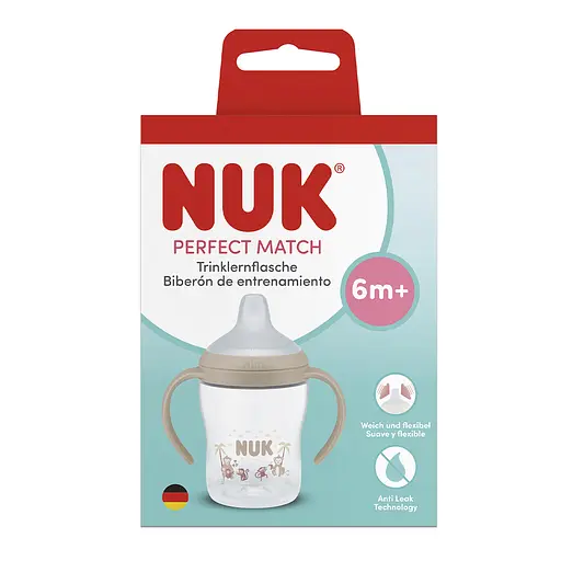 Поїльник з ручкою Nuk  Perfect Match Learner Cup 150 мл мавпа (3954236) - фото 4