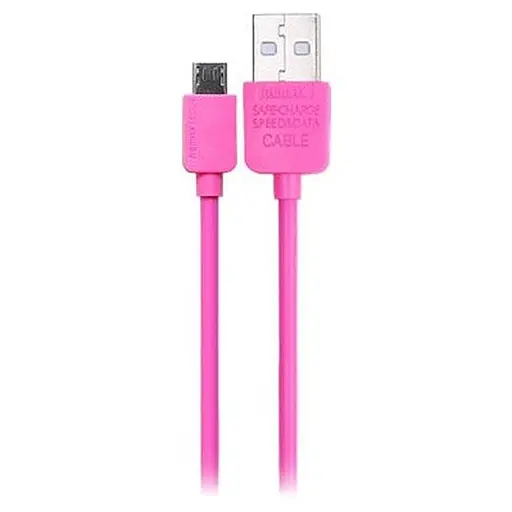 Кабель Micro USB Remax Light RC -06m розовый 1 м - фото 1