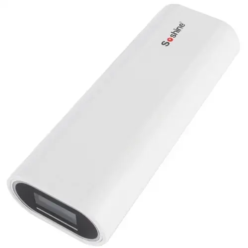 Зарядний пристрій Power Bank Soshine E4 (1-2x18650) Білий
