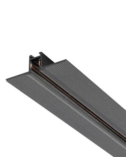 Магнитный шинопровод Nowodvorski 11731 NANO-LVM Recessed Track 2m IP20 черный - фото 1