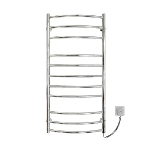 Электрический полотенцесушитель Kosser Дуга Элит 1000x500/11 ER рег. ДДЕ01ЕR, Хром, Правое - фото 2