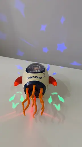 Музыкальная ракета танцует, музыка, проекция, парогенерация - фото 4