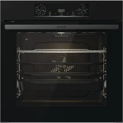 Духовой шкаф электрический Gorenje 77 л A+ пара дисплей пиролиз черный