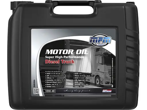 Моторна олива MPM HP Diesel Truck 10W40 20л (04020A)
