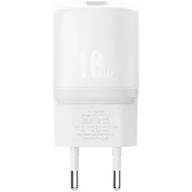 Сетевое зарядное устройство для XO L157(EU) QC3.0 18W charger with TYPE-C cable (NB103) Белый - фото 1