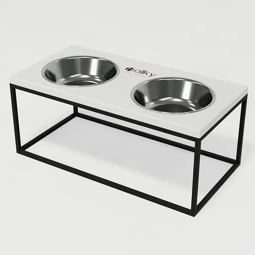 Hollky Base XL20 — миски на підставці для великих собак (2 × 1,8 л) - фото 2