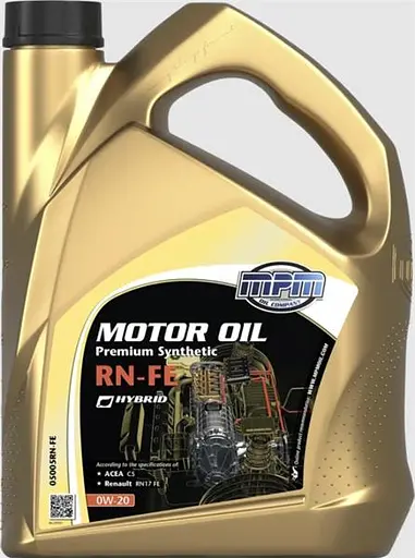 Моторна олива MPM Premium Synthetic RN-FE 0W20 5л (05005RN-FE)