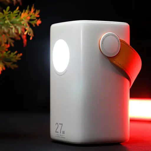 Універсальна зарядна батарея Remax RPP-123 60000mAh QC+PD (22.5W+27W) Бежевий - фото 2