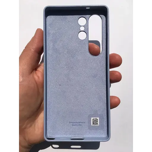 Оригінальний протиударний шкіряний чохол Samsung Kindsuit Case для Galaxy S25 Ultra (6.9") Light Blue EF-VS938PLEGWW - фото 6