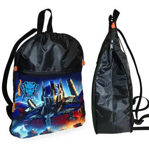 Шкільний рюкзак дитячий Трансформери + Сумка для взуття спортивної форми рюкзак-мішок хлопчикові (01849) - фото 2